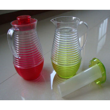 Cruches d&#39;eau en plastique de nouvelle conception de haute qualité